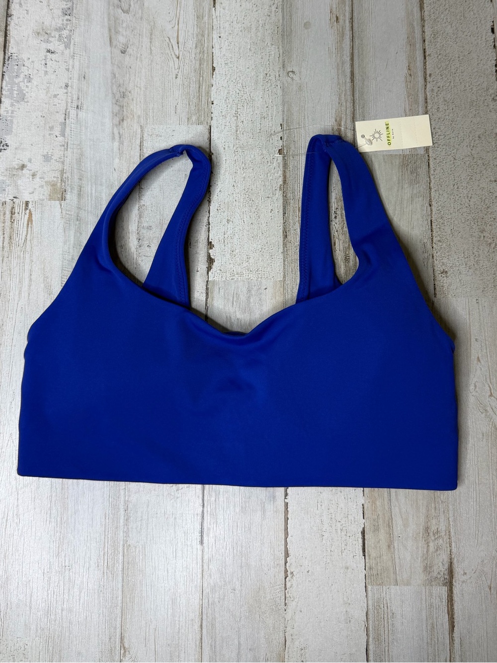 aerie Cobalt Blue Scoop Sports Bralette